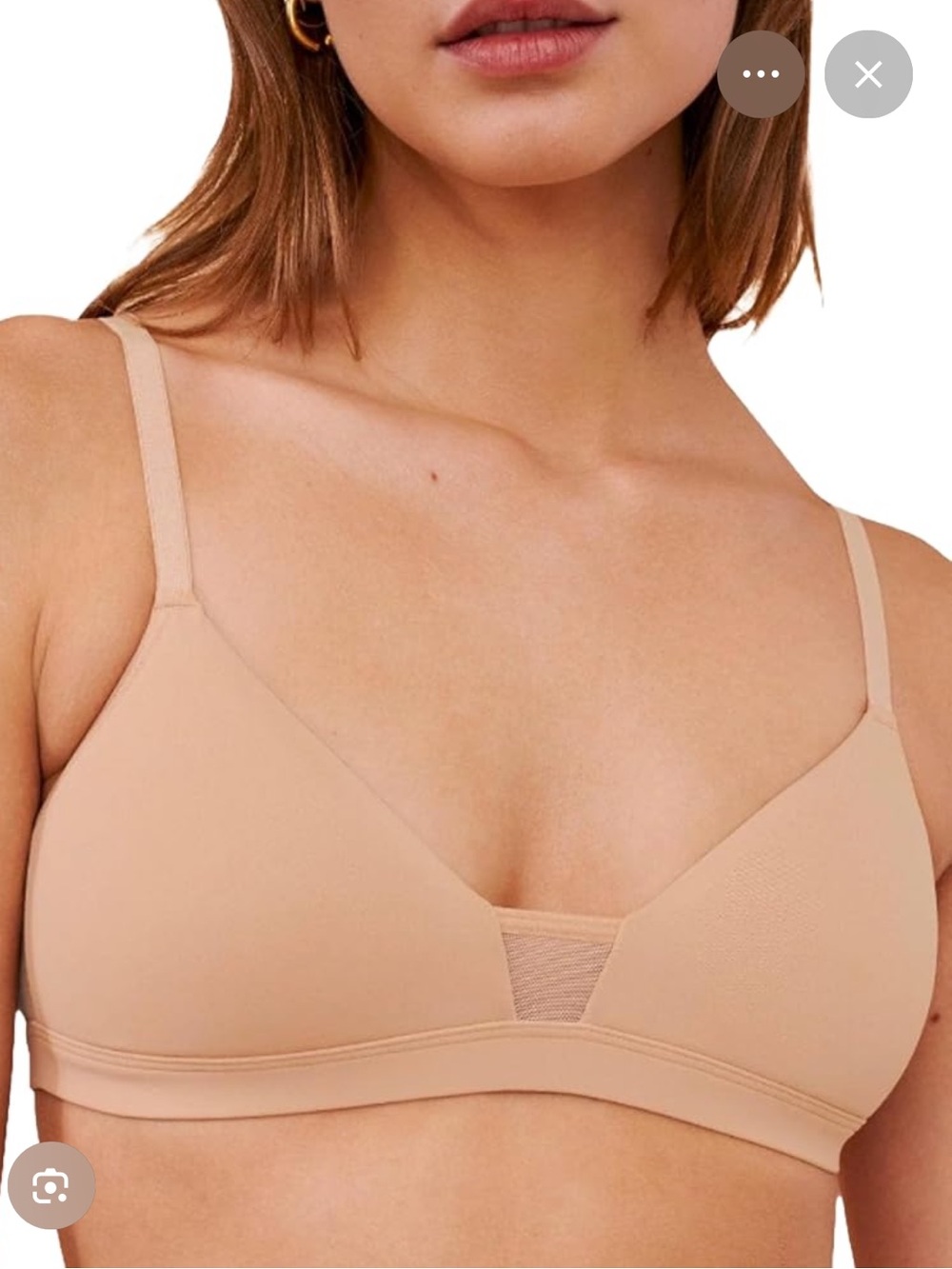 NEW Pepper Feel Good Wire-free T-shirt Bra in Buff NWT Sz M (36AA, 36A, 36B) NWT